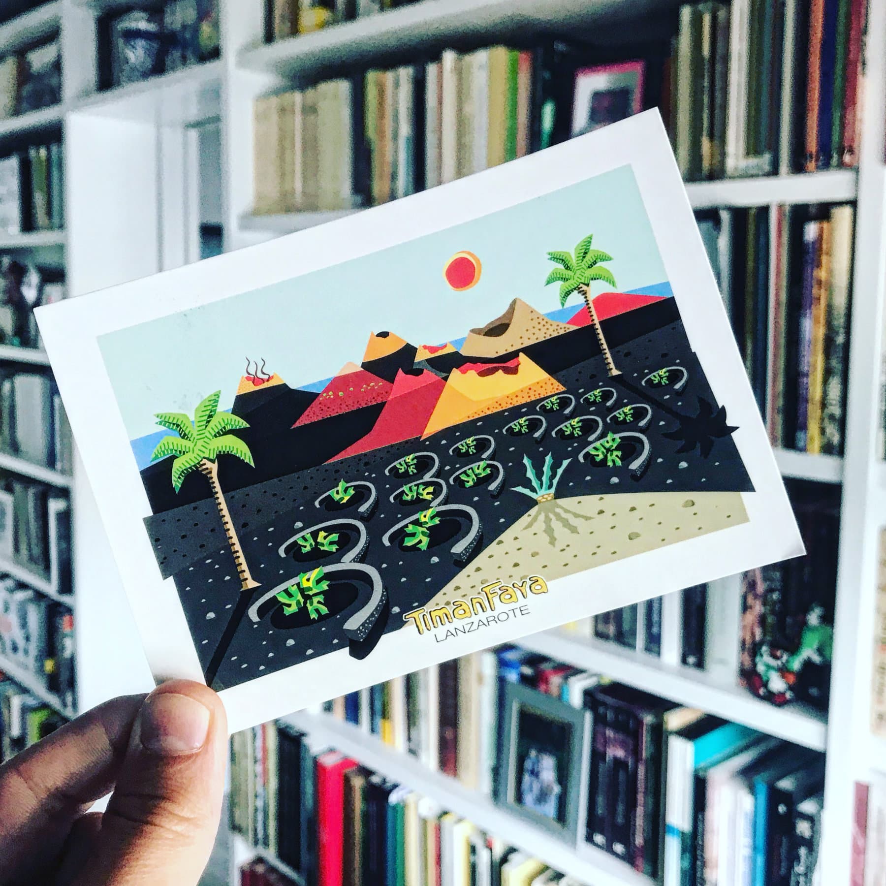 Postal enviada desde Lanzarote
