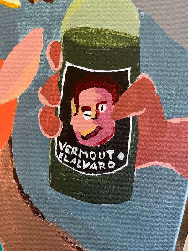 Un dibujo de "Vermout El Álvaro"